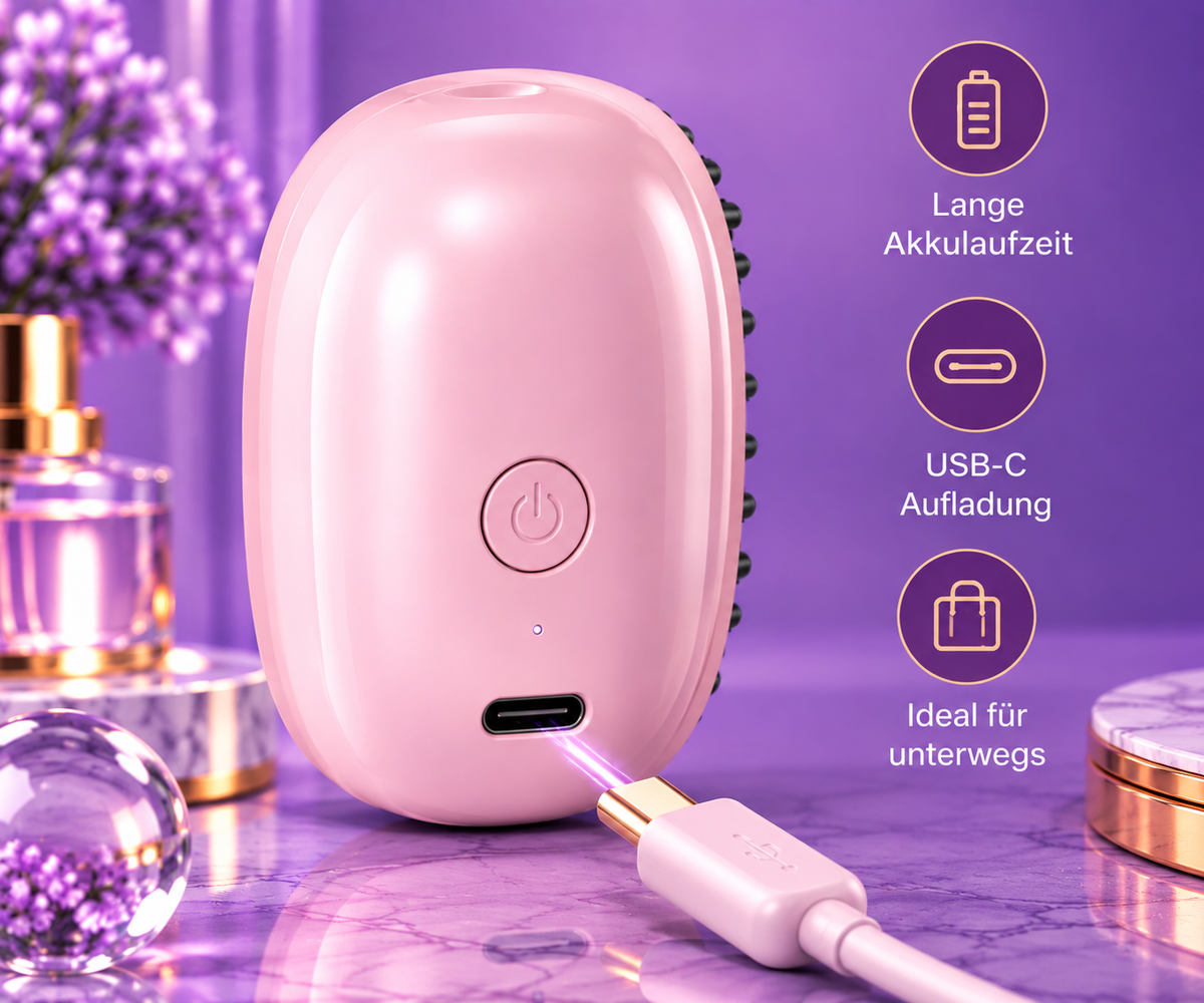 BeautyVella Kabellose Haarglättungsbürste